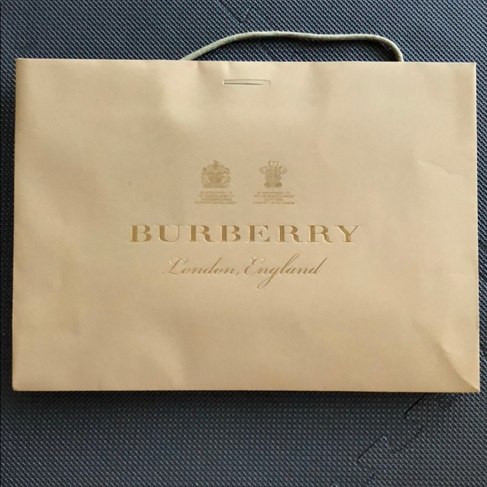 Burberry shopping bag